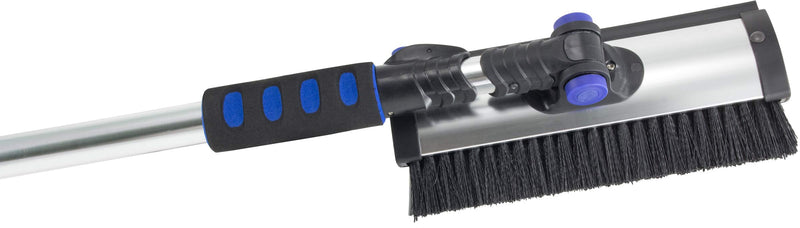  [AUSTRALIA] - Hopkins 80037 SubZero 60" Quick Lock Pivoting Head Snowbroom with Integrated Squeegee and Ice Scraper