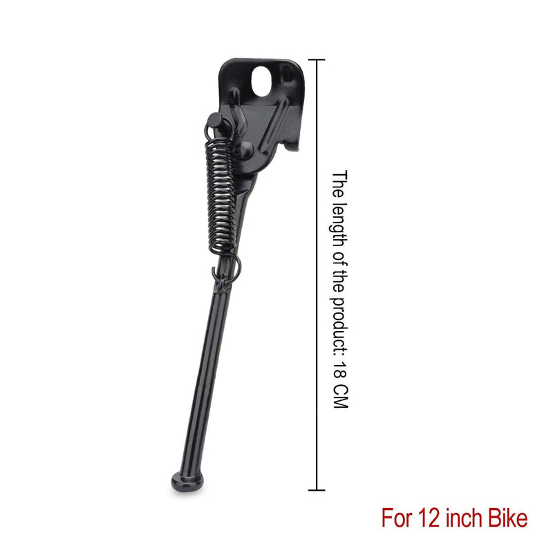  [AUSTRALIA] - TOPCABIN Child Bike Kickstand,Bicycle Kickstand Side Stand Folding Bicycle Stand With Concealed Spring-Loaded Latch for 12 14 16 18 20 inch Children Bike (For 12 inch Bike) For 12 inch Bike