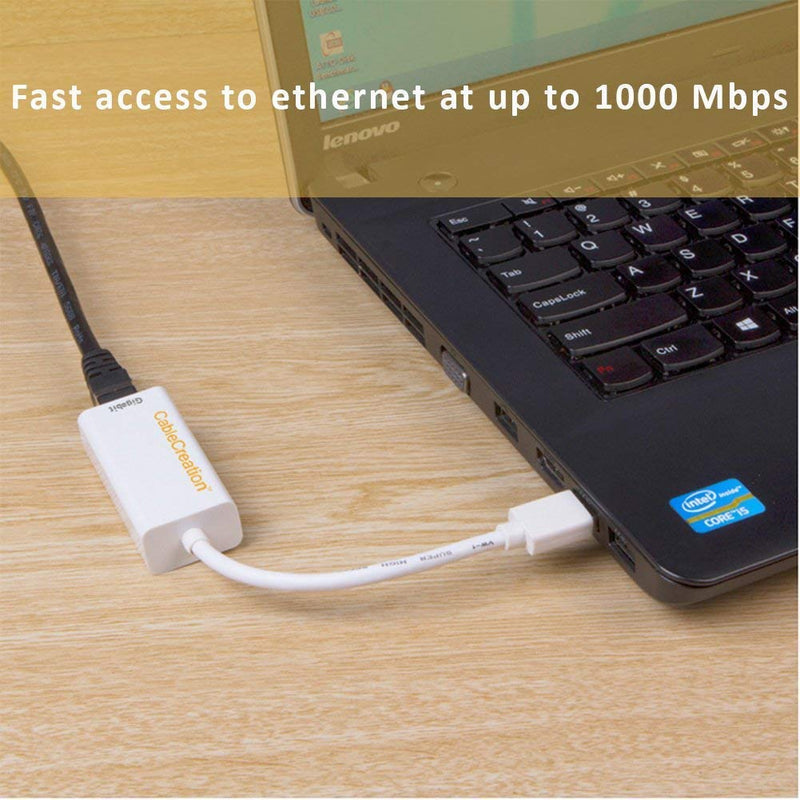  [AUSTRALIA] - 2 Pack USB 3.0 Ethernet Adapter, USB to RJ45 Wired Network Dongle 10/100/1000 Mbps for MacBook Air, Chromebook, Dell XPS, Fire Stick, Plug& Play for Windows macOS,Linux, Chrome
