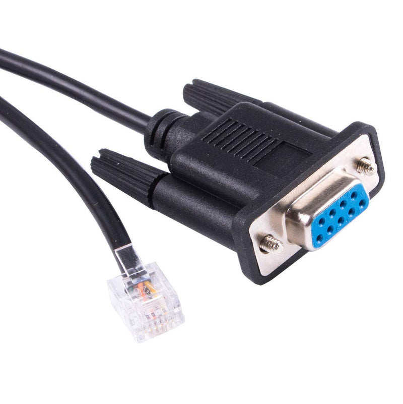  [AUSTRALIA] - DB9 RS232 to RJ11 Adapter Cable for Mega-fabs D1 Servo Driver D1-DNT07A D1 DNT08A