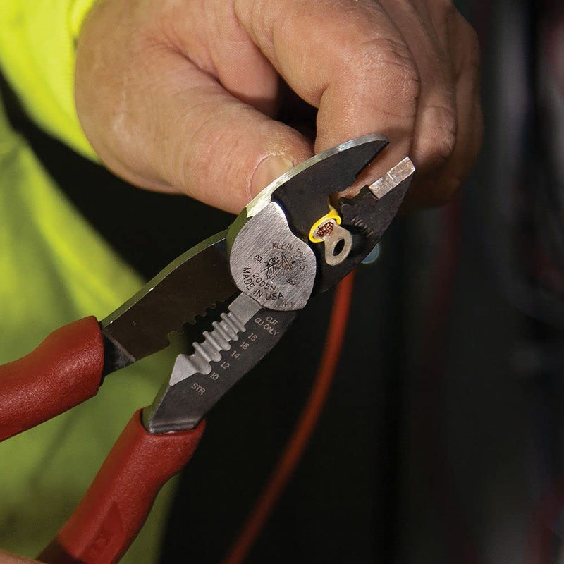  [AUSTRALIA] - Klein Tools 2005N Wire Cutter, Stripper, Crimper Tool, Strips 10-18 AWG Stranded, Crimps 10-22 AWG Terminals, with Shear Cutter
