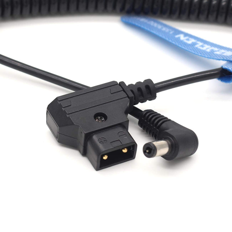 SZJELEN Anton Bauer Power Tap D-Tap to 12V DC2.5 Right Angle Power Coiled Cable for KiPRO LCD Monitor (DC Coiled Cable) DC Coiled Cable - LeoForward Australia