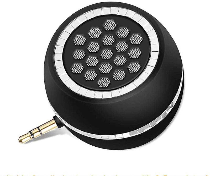  [AUSTRALIA] - YUIPHINT Mini Portable Speaker Compatible for iPhone/Android Phones/iPad Tablet/Computer/iPod, 3W Mobile Phone Speaker Line-in Speaker with Clear Bass 3.5mm Aux Audio Interface