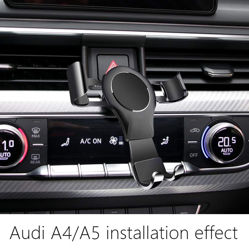 LUNQIN Car Phone Holder for 2017-2020 Audi A4 S4 A5 S5 Auto Accessories Interior Decoration Mobile Cell Phone Mount - LeoForward Australia