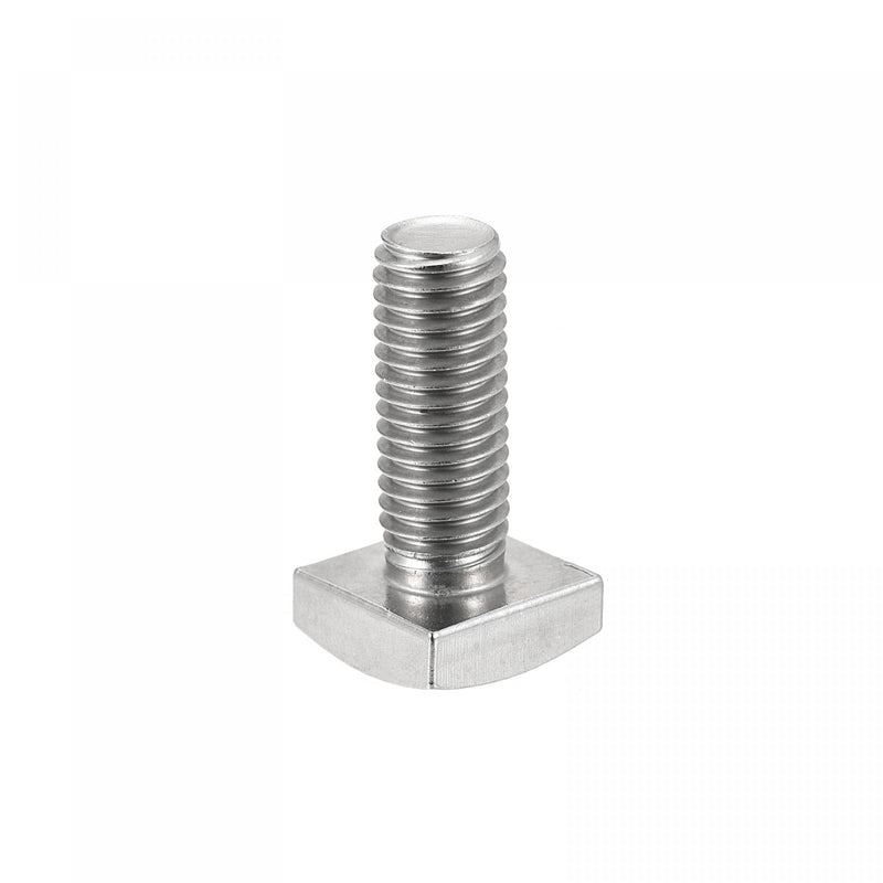  [AUSTRALIA] - uxcell Square Head Bolt, M10x25mm Fully Thread 304 Stainless Steel Grade C Square Machine Screw