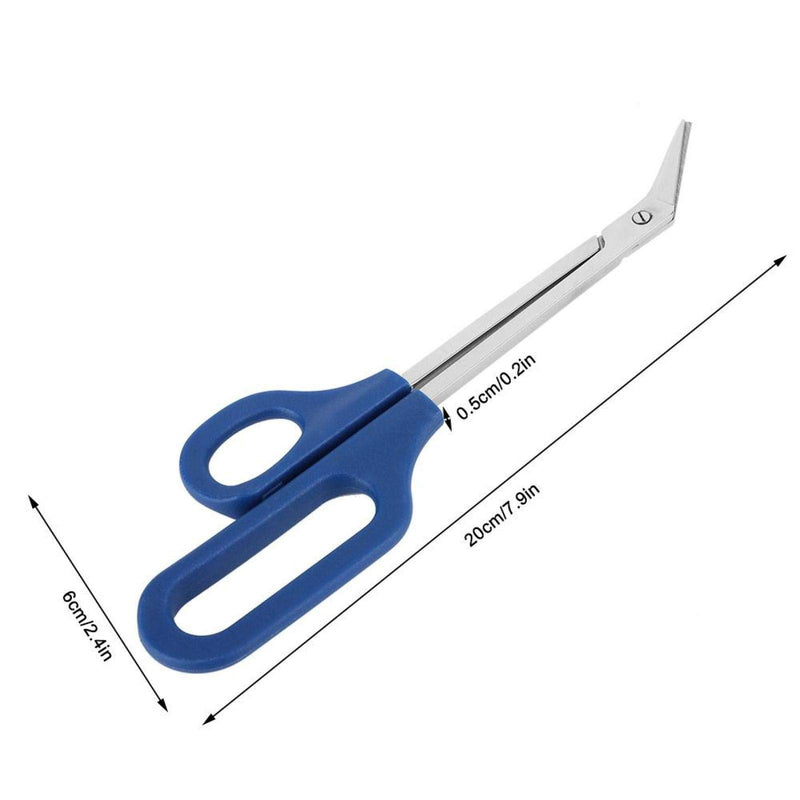  [AUSTRALIA] - Long Handled Toenail Scissors Clippers Natural Long Handled Toenail Scissors Smart Toenail Scissors with Erogonimic Design Long for Seniors