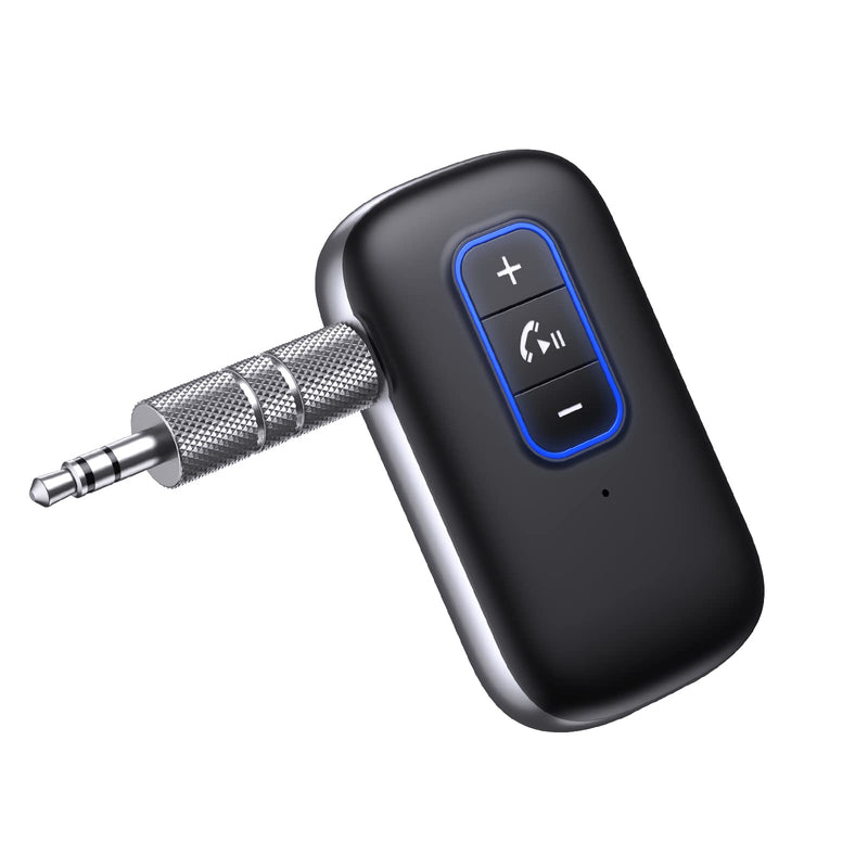  [AUSTRALIA] - Ankilo Car Bluetooth Aux Adapter, Bluetooth 5.0 Adapter for Car, Wireless Bluetooth Adapter, Auxiliary Bluetooth Receiver for Home Stereo, Cars, Speakers, Headphones