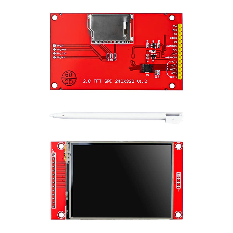  [AUSTRALIA] - Hosyond 2.8 Inches TFT LCD Touch Screen Shield Display Module 320x240 SPI Serial ILI9341 with Touch Pen Compatible with Arduino R3 Development Board 2.8 inch SPI