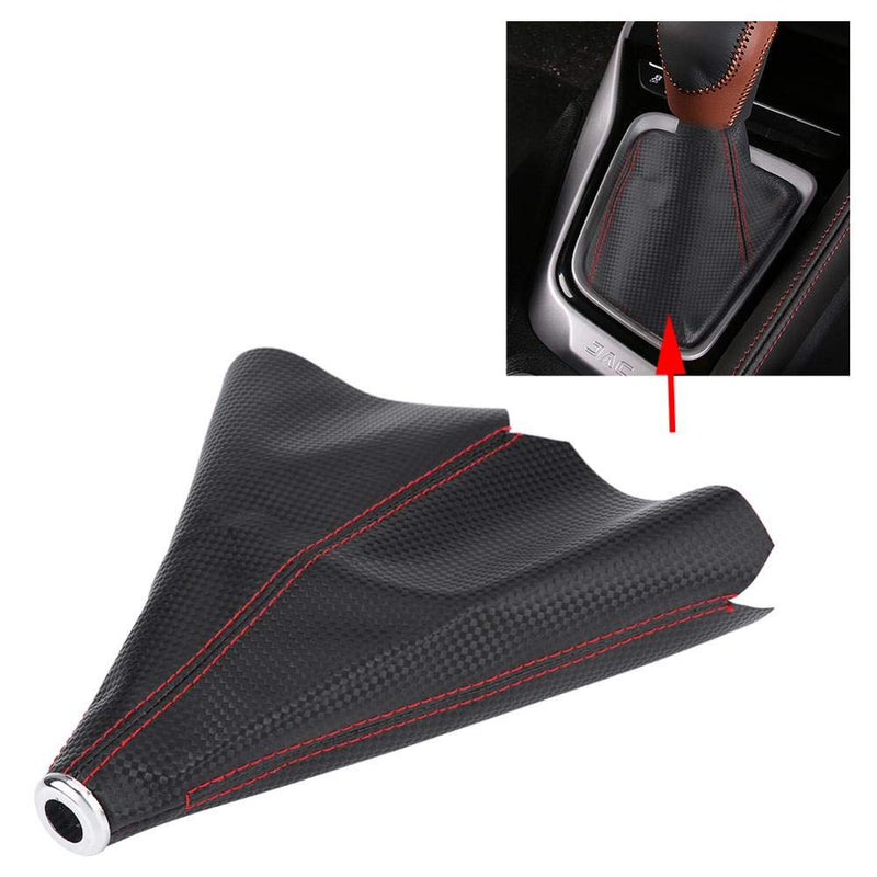  [AUSTRALIA] - Auto/Manual Gaiter Boot Cover Gear Shift Knob Cover,Keenso Universal PU Leather Gear Shifter Knob Dust Cover Boot Gear Gaiter Cover
