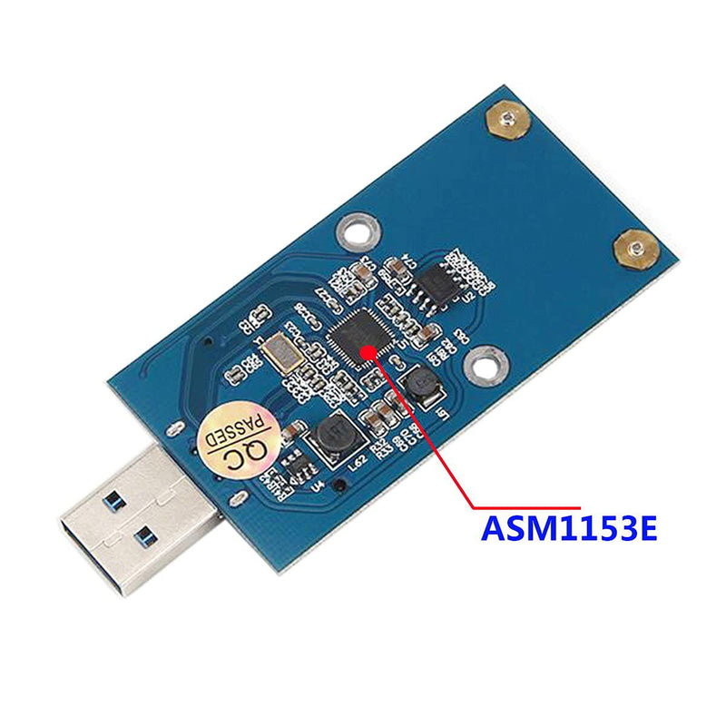  [AUSTRALIA] - Chenyang Mini PCI-E mSATA to USB 3.0 External SSD PCBA Conveter Adapter Pen Driver Card with Case