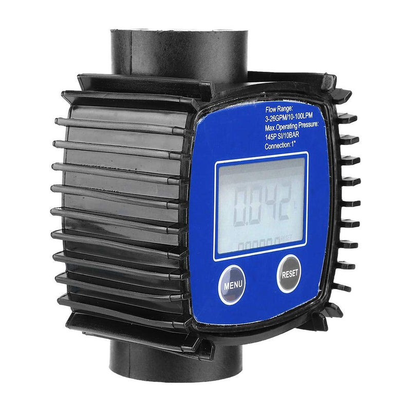 Jadeshay Diesel Flow Meter,Digital Display High Accuracy Water Diesel Flow Meter Flowmeter 1in Internal Thread - LeoForward Australia