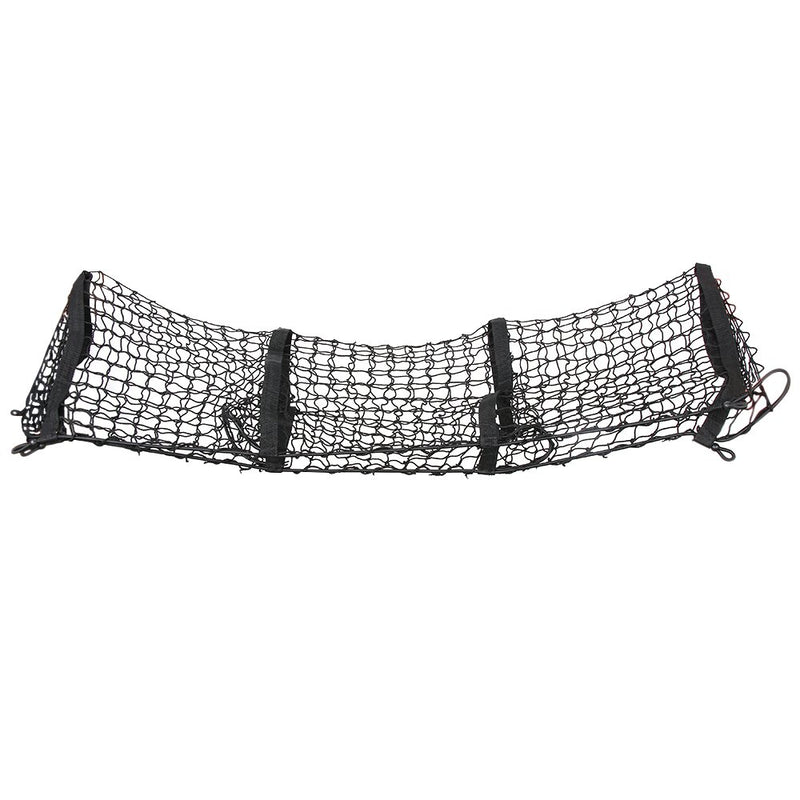  [AUSTRALIA] - POZEL Black Three-Pocket Storage Cargo Net for Jeep Wrangler JK JKU JL JLU Rubicon Sahara (2007-2019)