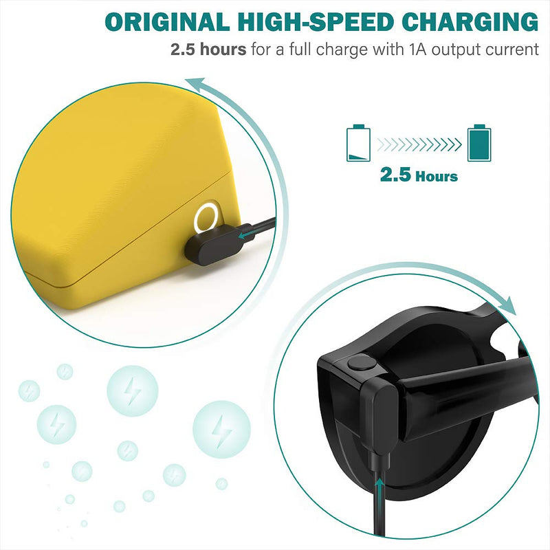 TUSITA Charger Compatible with Snapchat Spectacles 2 - USB Magnetic Charging Cable 5ft 150cm - HD Video Camera Sunglasses Accessories - LeoForward Australia