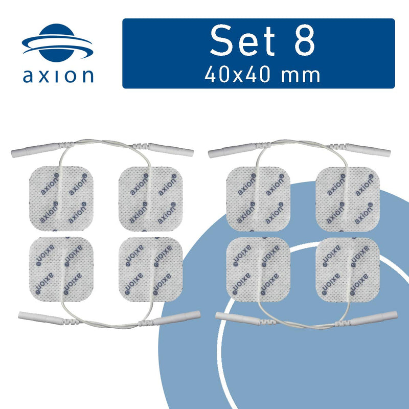  [AUSTRALIA] - axion 8 TENS electrode pads 40x40 mm - universal electrodes for TENS & EMS