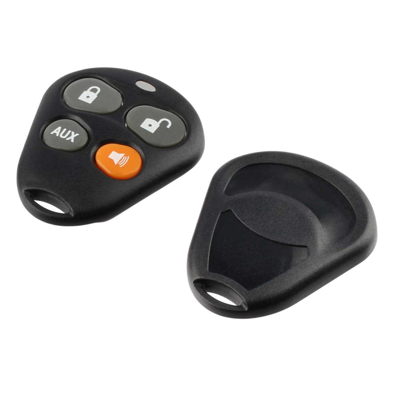 Key Fob Keyless Entry Remote shell Case & Pad fits Viper EZSDEI474V - 4 Button 4-Btn - LeoForward Australia