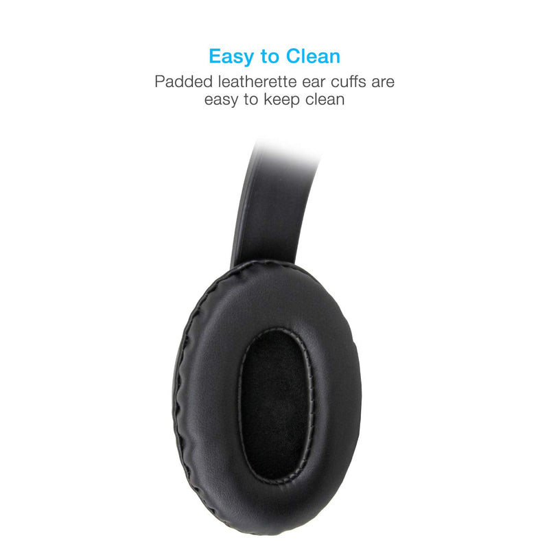  [AUSTRALIA] - Cyber Acoustics 3.5mm Stereo Headset with Headphones and Noise Cancelling Microphone for Pcs, Tablets, and Cell Phones in The Office, Classroom or Home (AC-4000) 1 Unit