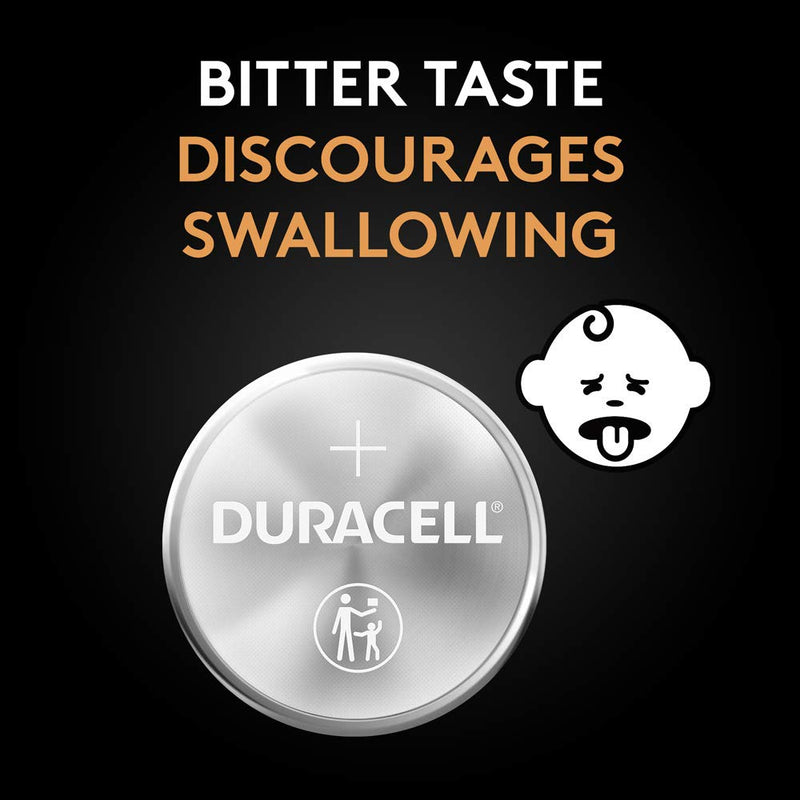 Duracell - 2032 3V Lithium Coin Battery - with Bitter Coating - 4 count - LeoForward Australia