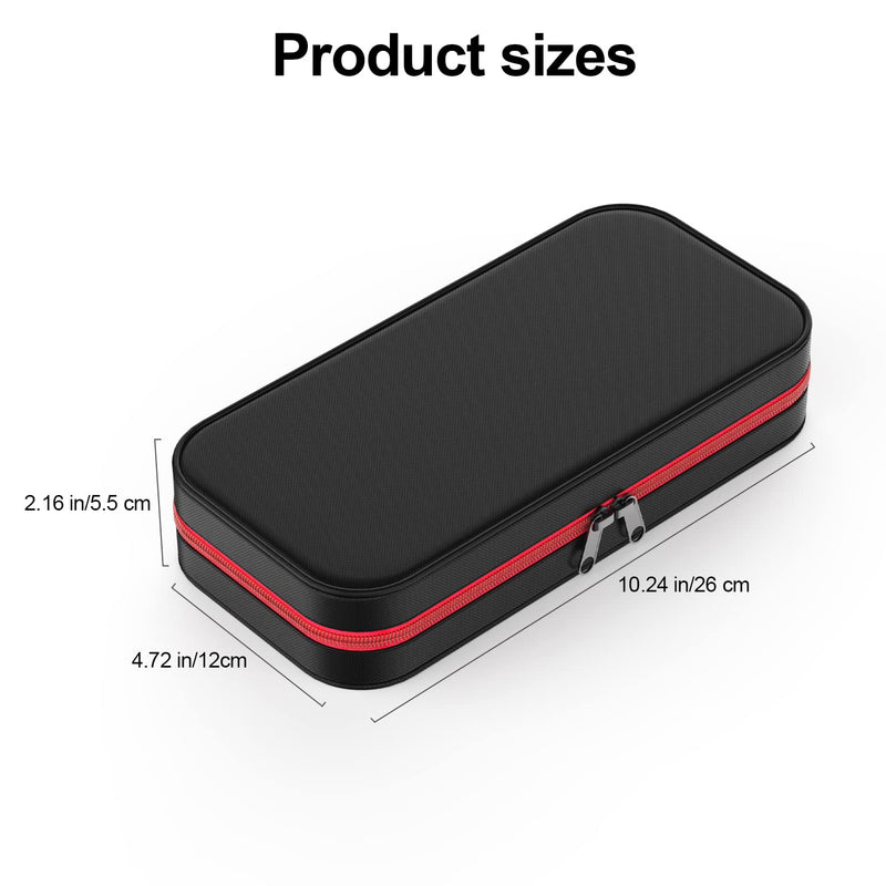  [AUSTRALIA] - ZYHKJYL Carrying Case for Nintendo Switch/Switch OLED，Soft Compact Carrying Case Pouch, for Nintendo Switch/OLED Console & Accessories, Lightweight Great for Travel (Black) Black