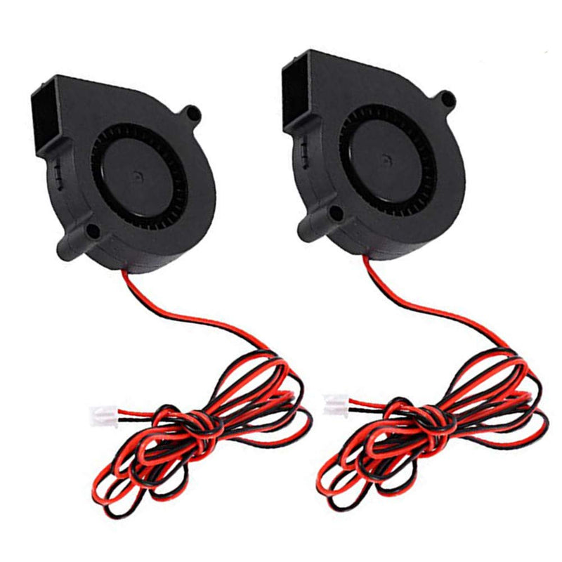 [AUSTRALIA] - ACEIRMC 2pcs 5015 3D Printer DC Brushless Blower Cooling Fan for RepRap i3 CR-10 and Other Small Appliances Series Repair Replacement (24V)