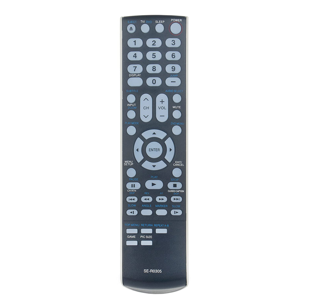  [AUSTRALIA] - SE-R0305 Replacement Remote AIDITIYMI Remote Control for Toshiba TV/DVD 22LV505C 22LV61K 22LV610 22LV611U-T SER0305 15LV505 19CV100U 19LV61K 19LV505 19LV505C 19LV506 19LV610 19LV610U 19LV61