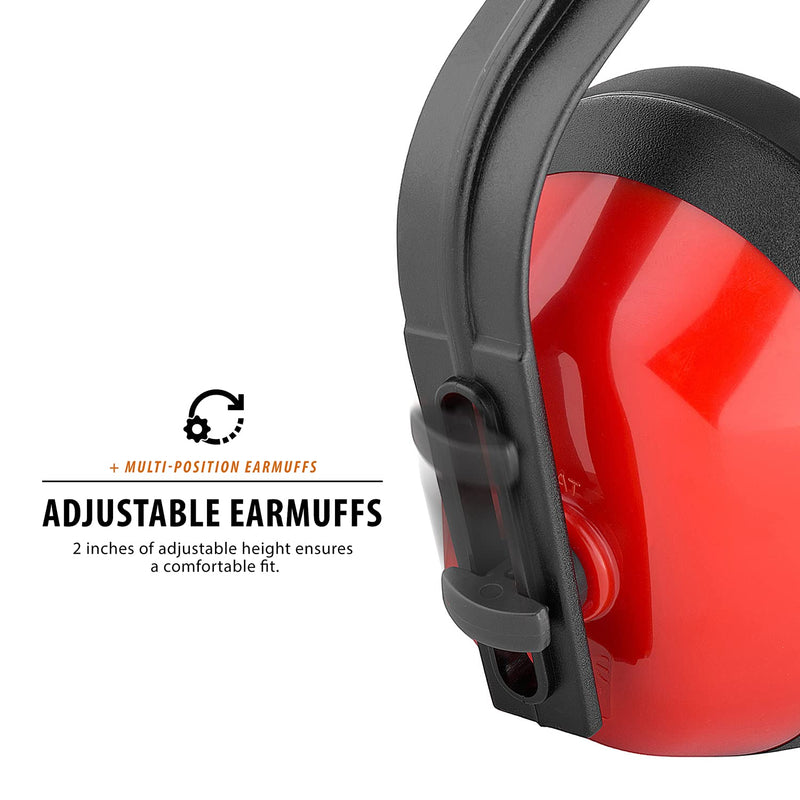  [AUSTRALIA] - TR Industrial Safety Ear Muff, ANSI S3.19 Approved (1-Pack) 1-Pack