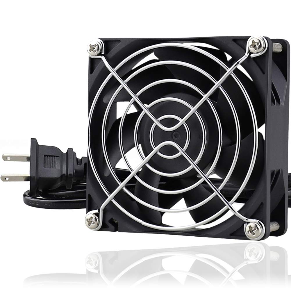  [AUSTRALIA] - GDSTIME EC Cooling Fan 80mm x 80mm x 25mm AC 110V 115V 120V 220V 240V Dual Ball Bearing
