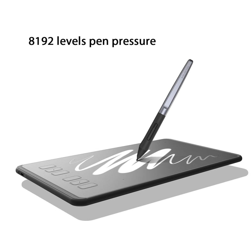 HUION Inspiroy H640P Graphic Tablets OSU Drawing Tablet with 6 Shortcut Keys, Digital Drawing Pad with 8192 Battery-Free Pen Tilt Function, Glove and 18 Pen Nibs Included - LeoForward Australia