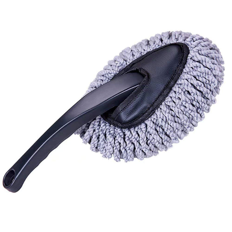  [AUSTRALIA] - Multi-functional Car Duster Cleaning Dirt Dust Clean Brush Dusting Tool Mop Gray car cleaning products Brand New