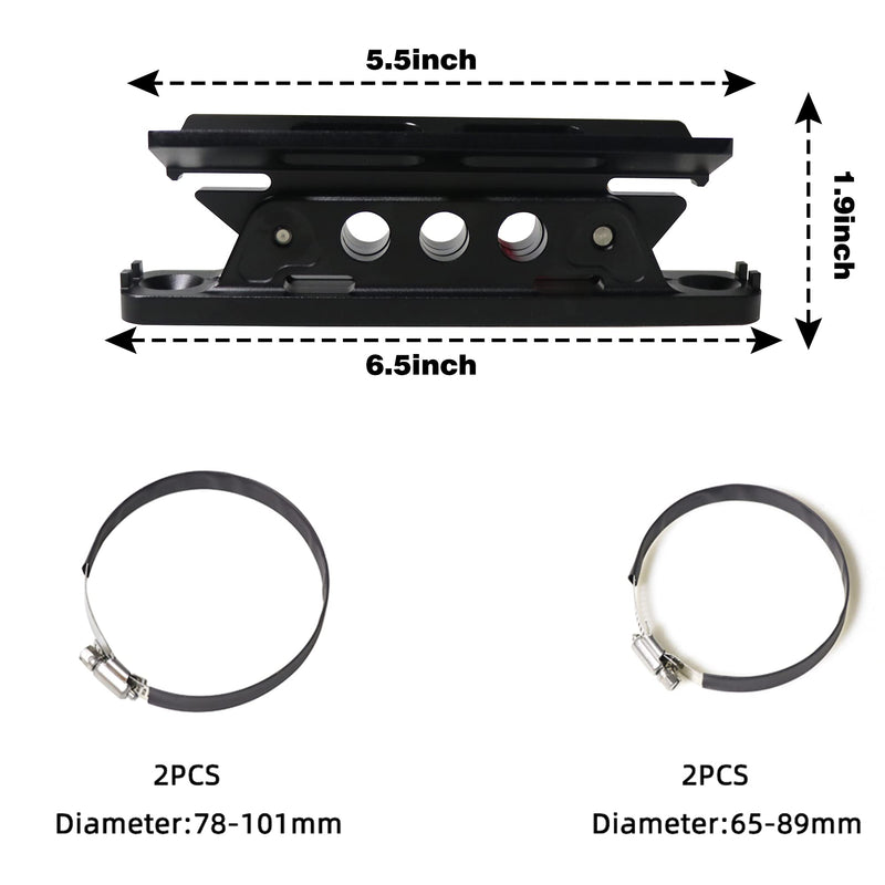  [AUSTRALIA] - Bestaoo Adjustable Roll Bar Fire Extinguisher Mount Holder for Jeep Wrangler TJ JK JKU JL UTV Polaris RZR Ranger Camper Van, Aluminum, Quick Release