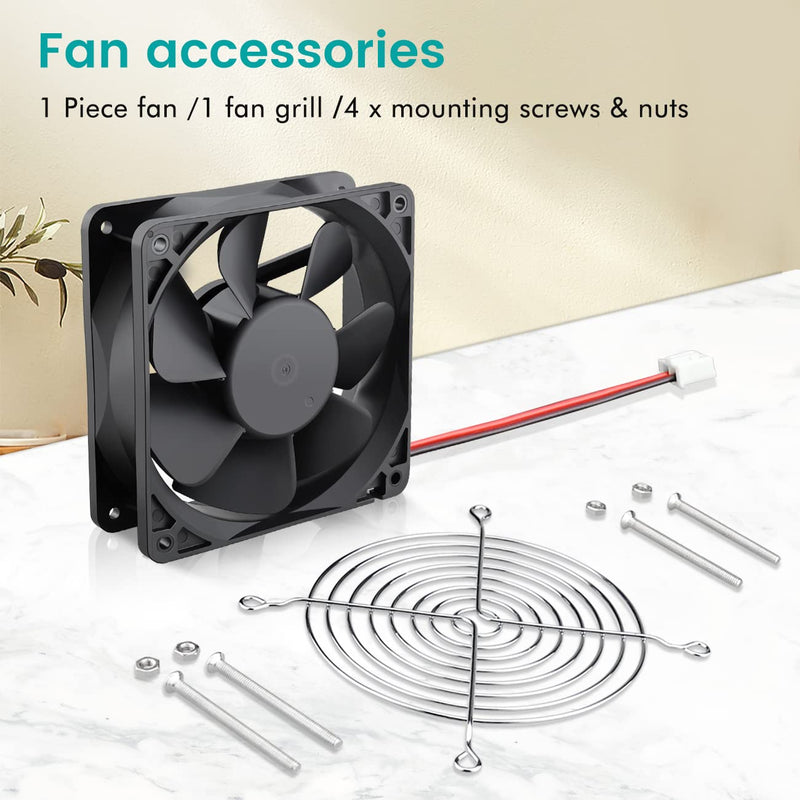  [AUSTRALIA] - Wathai 120x120x38mm 120mm 24V 2Pin Brushless DC Industrial Cooling Case Fan 24V 2Pin Sleeve