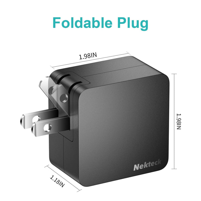  [AUSTRALIA] - Nekteck 60W USB C Charger [GaN Tech], PD 3.0 Fast Charger[USB-IF & ETL Certified] with Foldable Plug, Compatible with MacBook Air/Pro, iPad Air/Pro, iPhone 13 Pro Max, Switch, Galaxy, Pixel and More.