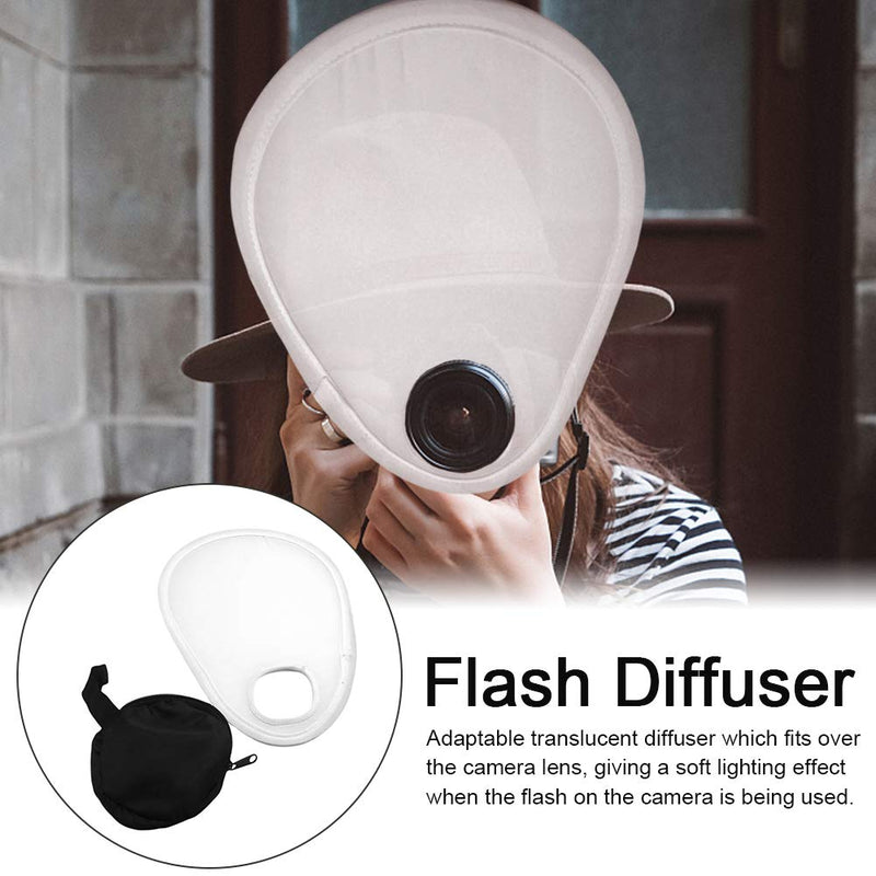  [AUSTRALIA] - iayokocc Camera Flash Diffuser, Camera Accessories for Photography, Flash Bounce Diffuser Magnetic Light Modifier Attachments, Photography Lighting Bounce Modifier Flash Diffuser (1 pc) 1 Pc