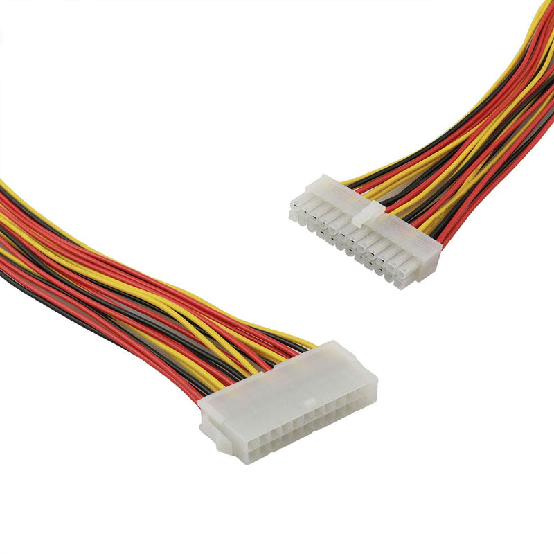  [AUSTRALIA] - ZRM&E ATX 24 Pin Power Extension Cable 30cm 5557 20+4 Pin Male Connector to 5559 24 Pin Female Connector