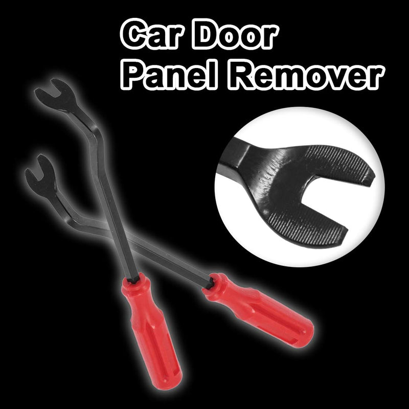  [AUSTRALIA] - uxcell Red Plastic Upholstery Door Panel Trim Clip Fastener Clip Remover Tool 8.9 inches