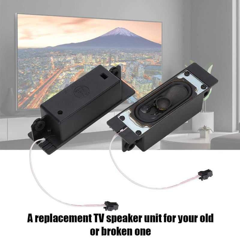 V BESTLIFE 2Pcs 8 Ohm 10W TV Speaker Unit Loudspeaker Sound Amplifier Replacement for LCD TV Set - LeoForward Australia
