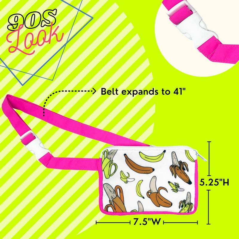 80s/90s fanny pack for men | Retro fanny packs for women Pink_banana - LeoForward Australia