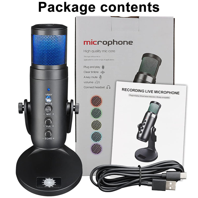  [AUSTRALIA] - USB Microphone, ALPOWL MU 900 Podcast Microphone with Adjustable Microphone Stand for PC, PS4, Mac, Computer Microphone mic core for Gaming, Streaming, Podcasting, Chating