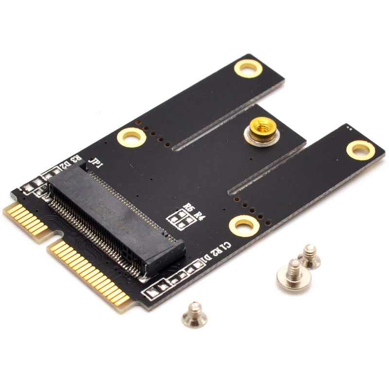  [AUSTRALIA] - Deal4GO NGFF M.2 (Key-A+E/Key-E) to Mini PCI-E Express Adapter Converter Full Size/Half Size mPCIe Slot for Intel AX201 AX200 9260 8265 8260 7260 WiFi Card