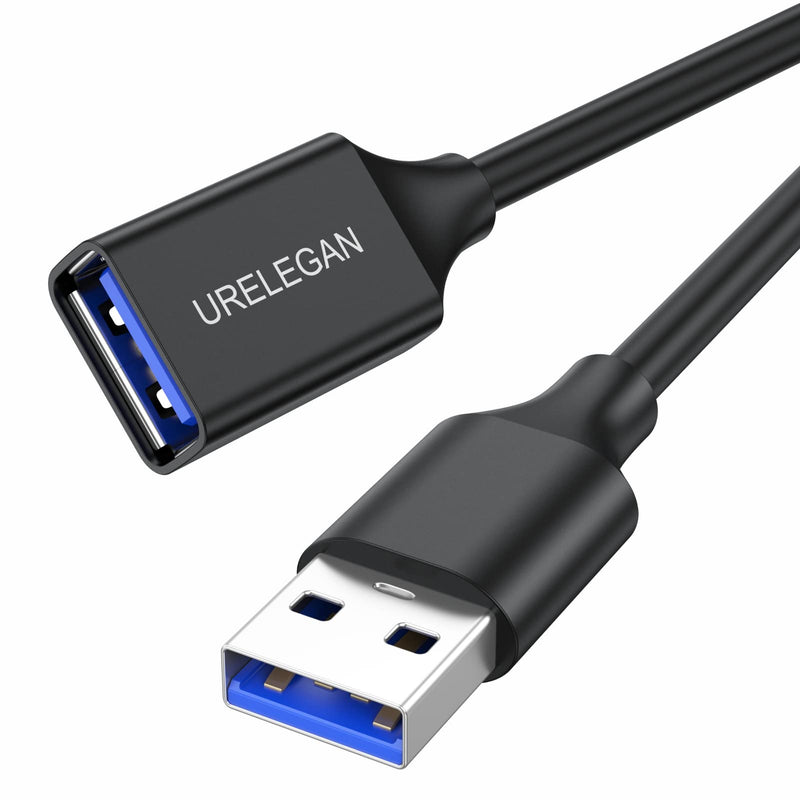  [AUSTRALIA] - URELEGAN USB 3.0 Extension Cable 3FT, USB A Male to Female Extender Cord High Data Transfer Compatible for Webcam, Gamepad, USB Keyboard, Flash Drive, Hard Drive, Printer and More 1