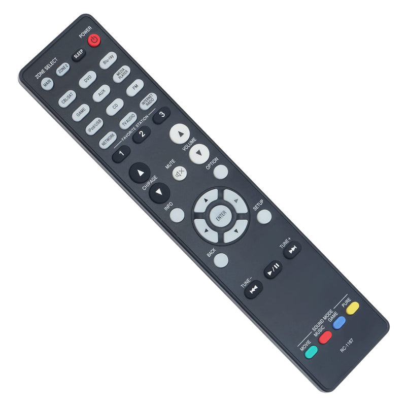 RC-1167 Replace Remote Control fit for Denon Integrated Network AV Receiver AVR-1913 AVR-2113CI AVR-2113 AVR-E400 AVR-X2000 Sub RC-1183 - LeoForward Australia