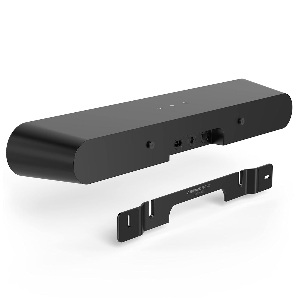  [AUSTRALIA] - HumanCentric Wall Mount Compatible with Sonos Ray Sound Bar Mount, Floating Style Mounting Bracket Compatible with Sonos Ray Wall Mount, Soundbar Mount for Sonos Ray Mount on Wall Under TV, Black