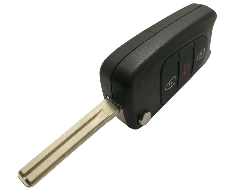  [AUSTRALIA] - Horande Keyless Entry Remote Control Key Fob Case for 2011 2012 2013 Kia Soul Sportage Key Fob Shell Replacement Key Cover Black