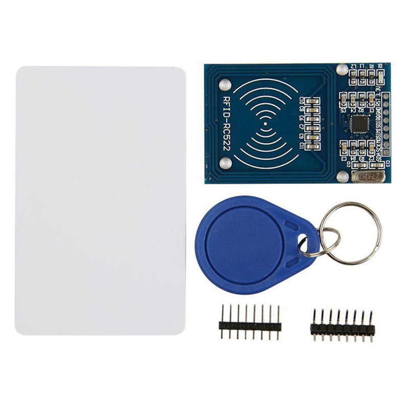  [AUSTRALIA] - HiLetgo RFID Kit - Mifare RC522 RF IC Card Sensor Module + S50 Blank Card + Key Ring for Arduino Raspberry Pi