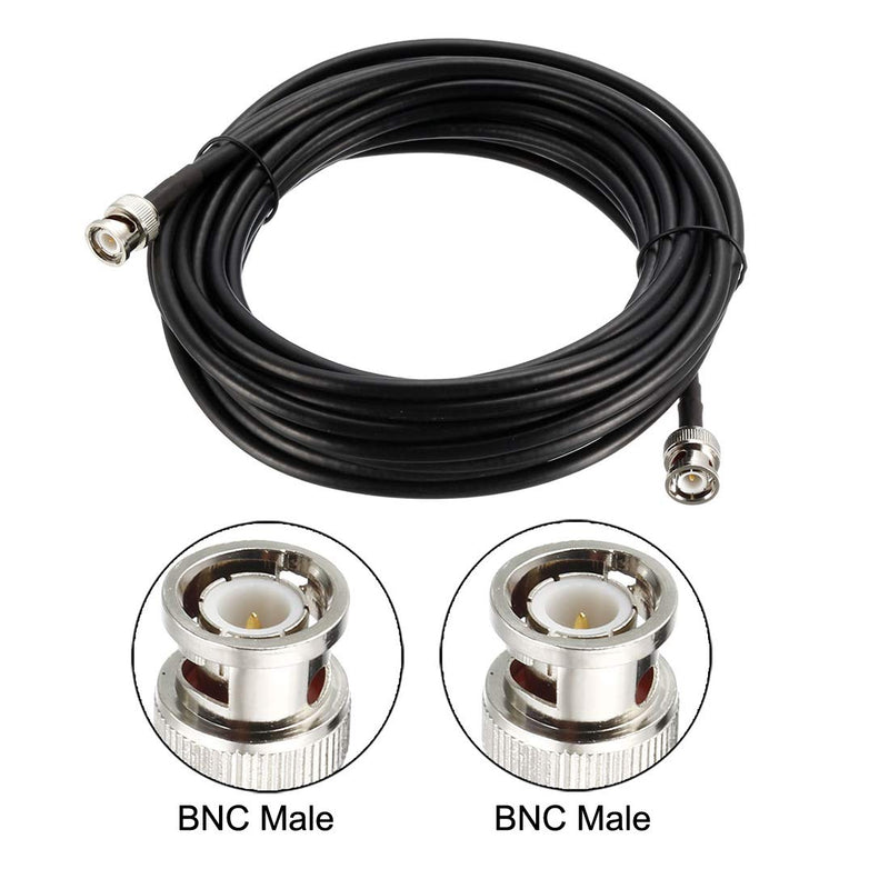 uxcell BNC Male to BNC Male Coax Cable RG58 Low Loss RF Coaxial Cable 50 ohm 50 ft 50 Feet - LeoForward Australia