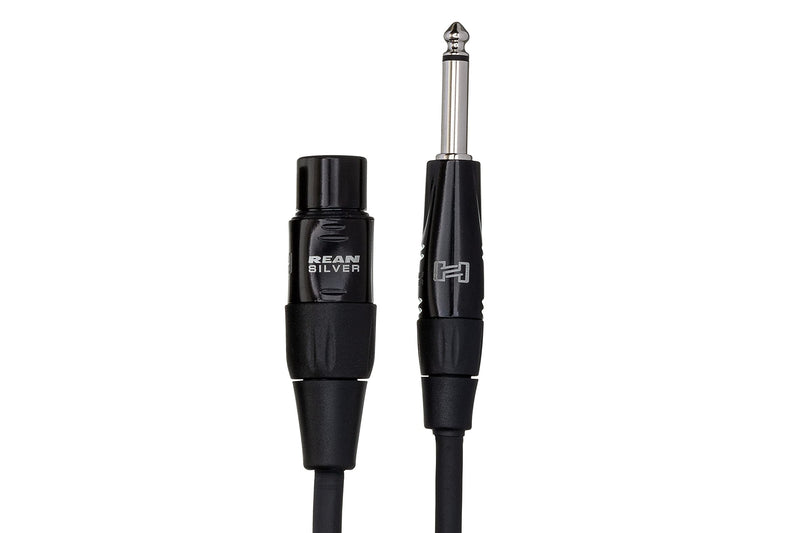  [AUSTRALIA] - Hosa HMIC-005HZ Pro Microphone Cable, REAN XLR3F to 1/4 in TS, 5 ft 5 Foot