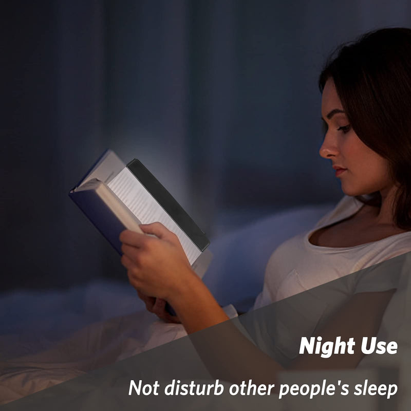  [AUSTRALIA] - Book Light for Reading in Bed at Night Portable LED Flat Plate Lamp Eye Protection Bedroom