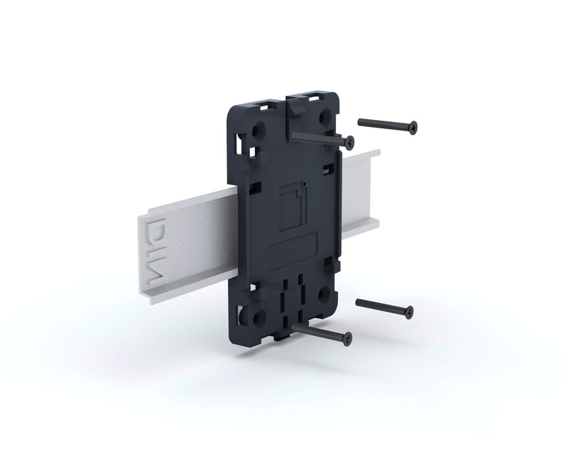  [AUSTRALIA] - MaticBox Case for Raspberry Pi 3 / Pi 2 / Tinker Board – Low Profile, Stackable, Universally Mountable DIN Rail, Automation Friendly, Fan Support (Black) Black