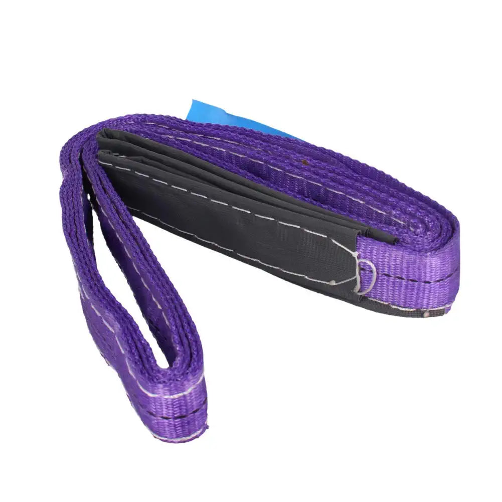  [AUSTRALIA] - MroMax Lift Strap 1.18" x9.84ft Web Lifting Straps 4411lbs Capacity for Construction Rigging Moving Towing Hoisting Work Gear Purple 1Pcs