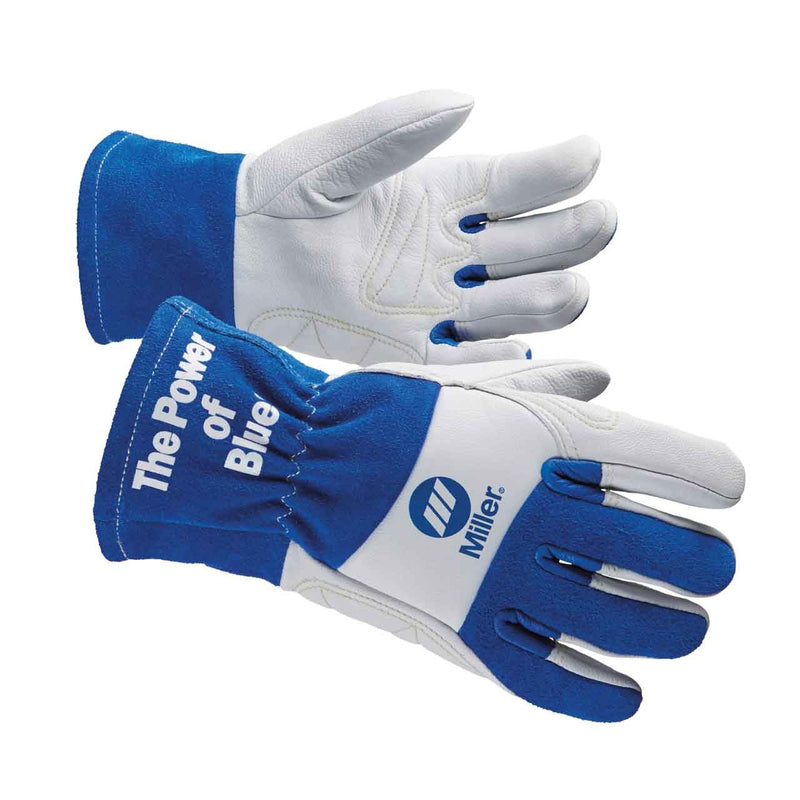  [AUSTRALIA] - Welding Gloves, M, Wing, 10In, Blue/White, PR