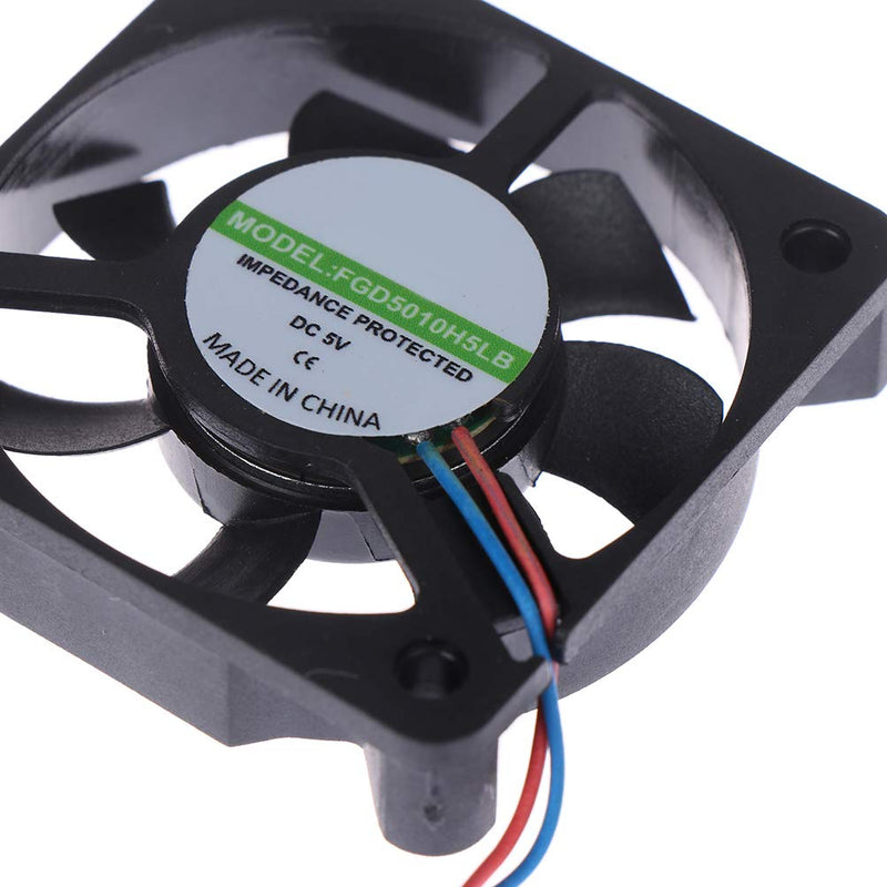  [AUSTRALIA] - IYSHOUGONG 4 Pack DC 5V USB Connector Cooling Fan 50x50x10mm PC Computer Cooling Cooler Fan Heatsink Fan